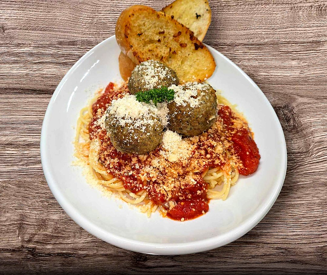 Spaghetti and meatballs